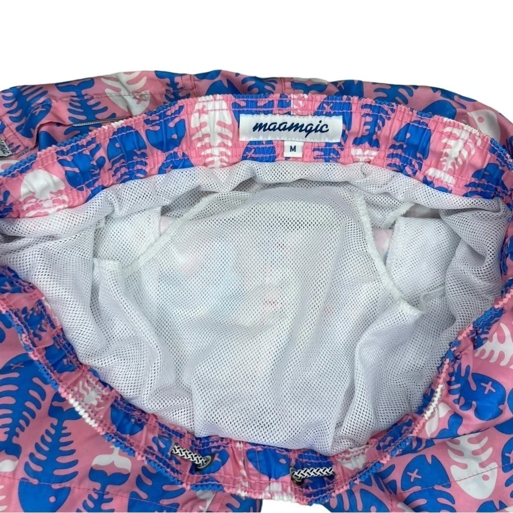 Maamgic Men’s Lined Swim Shorts Size Medium